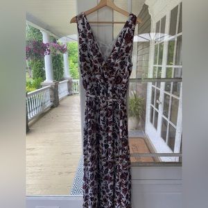 Loft XL faux wrap Maxi Dress